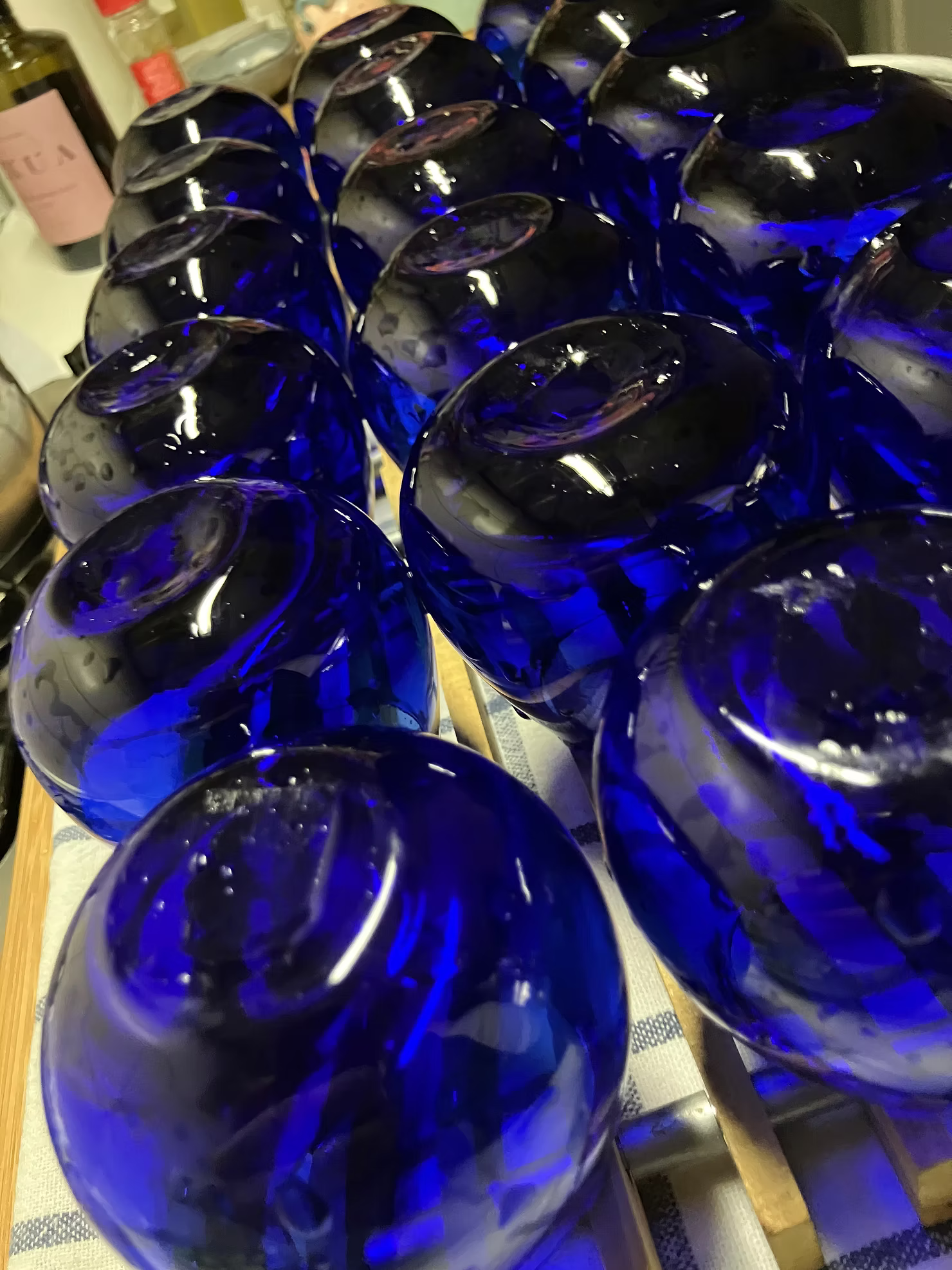 Pourquoi les verres bleus ?