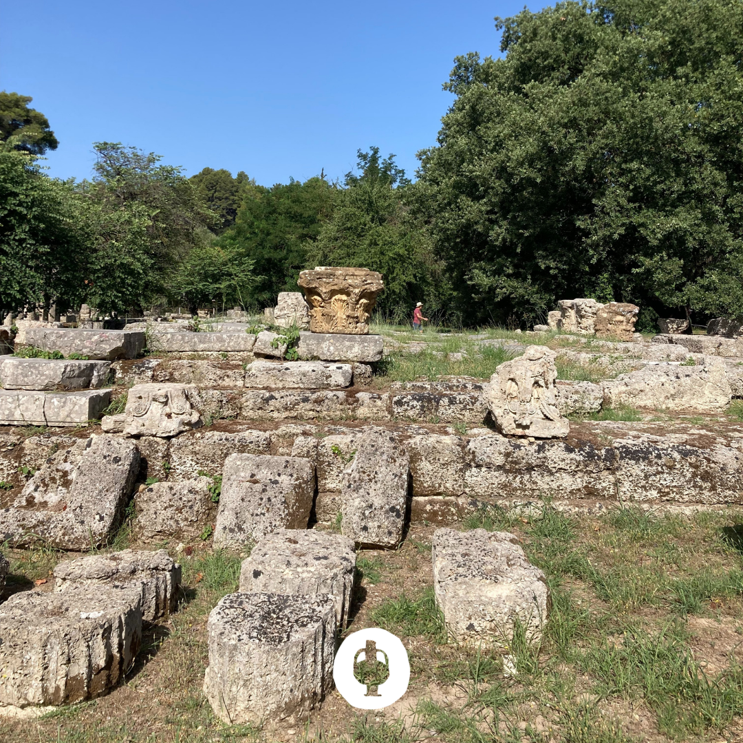 le site archéologique d'Olympie en Grèce