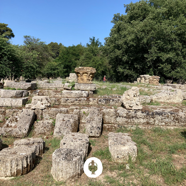le site archéologique d'Olympie en Grèce