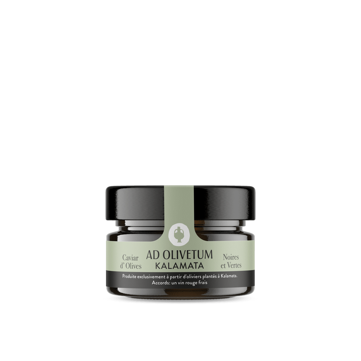 Caviar d'olives de Kalamata (noires & vertes) Ad Olivetum 110g - Ad Olivetum