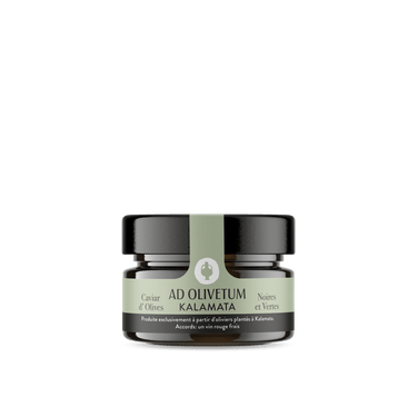 Caviar d'olives de Kalamata (noires & vertes) Ad Olivetum 110g - Ad Olivetum