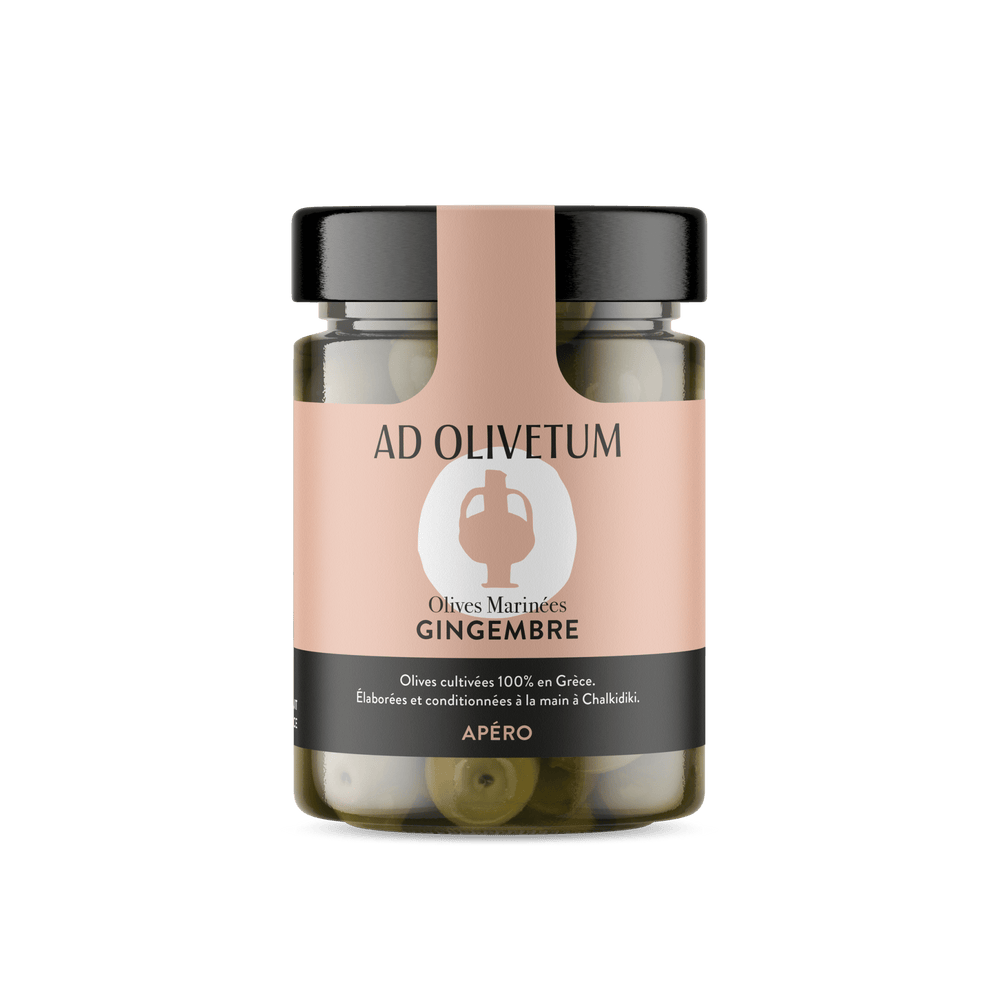 Olives marinées au gingembre Ad Olivetum 355g - Ad Olivetum